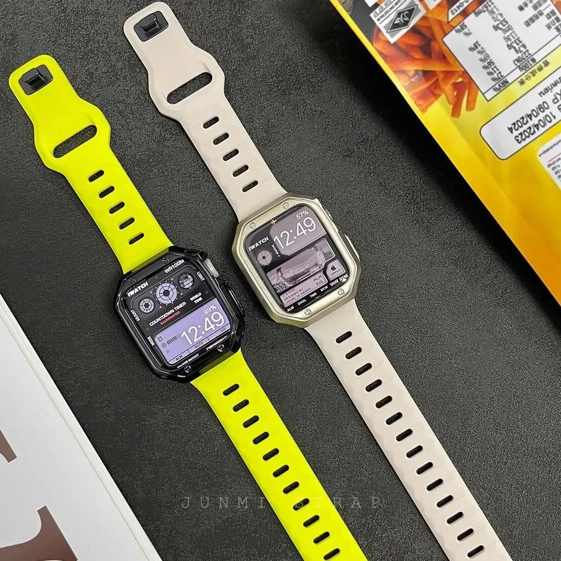 Soft Silicone Strap+Case For  Watch Band 49mm 45mm 44mm 42mm Bracelet Correa iWatch Ultra 2 38mm 40mm 41mm Watchband SE 9 8